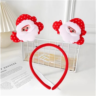 Ободок новогодний карнавальный "Деды Морозы"