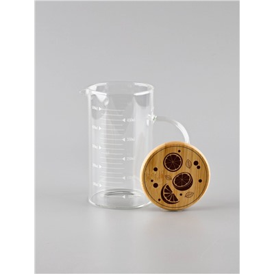 Кувшин для воды с крышкой «Апельсин», 550 мл