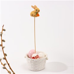 Пасхальный декор на палочке «Зайчик», 4.5×6×31 см