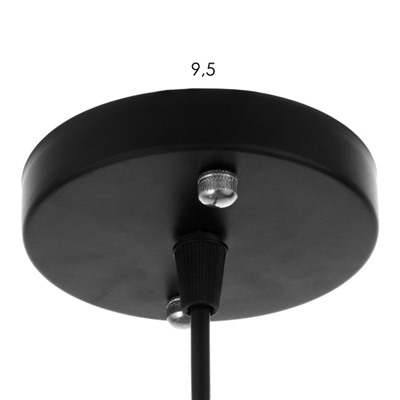 Светильник BayerLux «Вайна» Е27 40 Вт черный 13×12×14-114 см