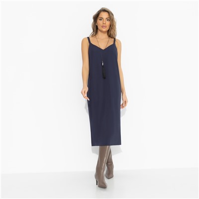 Сарафан , который стройнит, Для важных свиданий (синий)