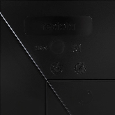 Поднос RESTOLA, 49×35 см, прямоугольный, пластик, чёрный
