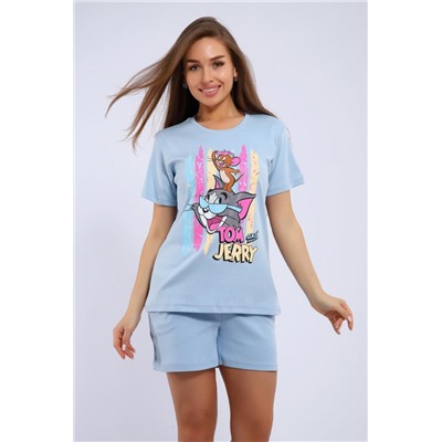 Пижама ЕКШ-1068 (Голубой)