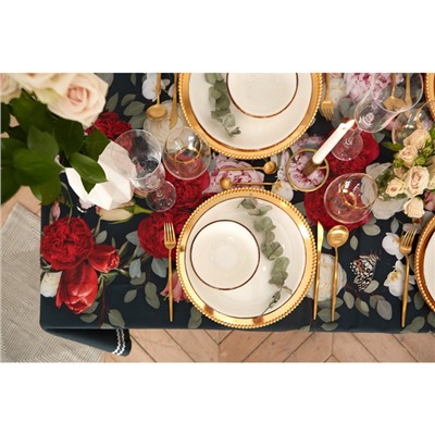 Скатерть «Этель» Flowers, 110×147 см, 100% хлопок, саржа 190 г/м²