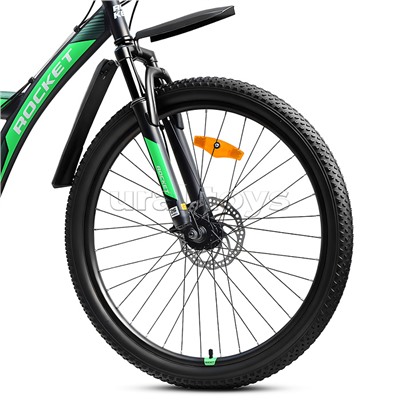 Велосипед 26" Rocket Azkar, цвет зеленый, размер 18"