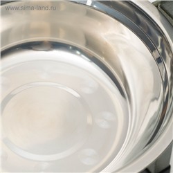 Подставка с мисками, 2×1 л, высота 40 см, разборная, зелёная