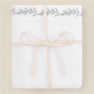 Полотенце махровое SL HOME: Floral "Блан де Блан" 90х150 см, 100% хлопок, 550 г/м2