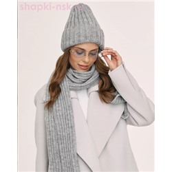 M 1158 S 1158 Комплект женский флис (колпак+шарф) (56-58)