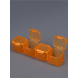 Органайзер для хранения мелочей, 28 ячеек, 17.5×10.5×2.5 см, разноцветный