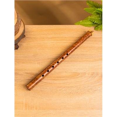 Сувенирный музыкальный инструмент «Флейта», 40×3×3 см, бамбук, коричневый
