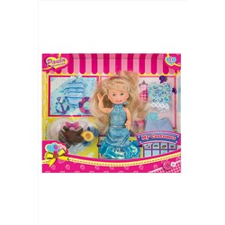 Игровой набор "Paula. Модница", синее платье Игрушки разных брендов, 267916