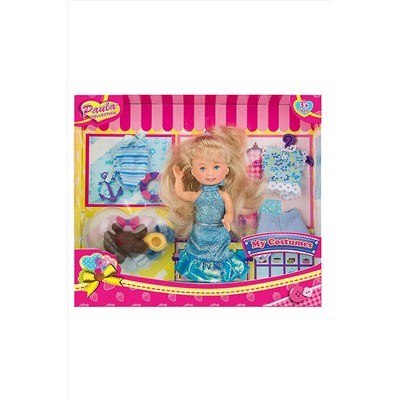 Игровой набор "Paula. Модница", синее платье Игрушки разных брендов, 267916