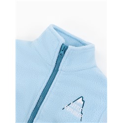 Жилетка флисовая детская «Крошка Я» Little explorer, рост 92-98, голубая