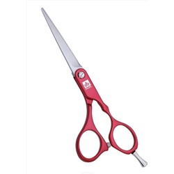 Dewal Парикмахерские ножницы прямые облегченные / Colour Step RD-31960, красный 2256