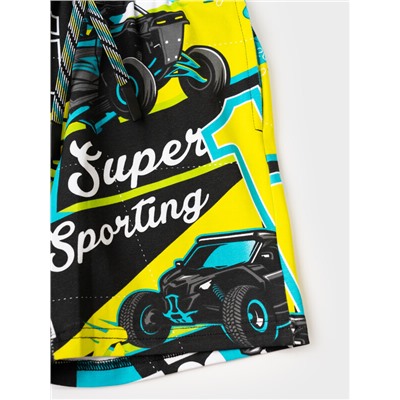 Комплект трикотажный для мальчиков: фуфайка (футболка), шорты