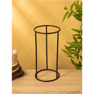 Кашпо на подставке «Золотое руно», 16.5×16.5×35.5 см, железо