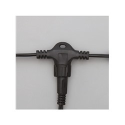 Гирлянда «Занавес» 2×3 м, IP44, УМС, тёмная нить, 760 LED, свечение белое, 220 В