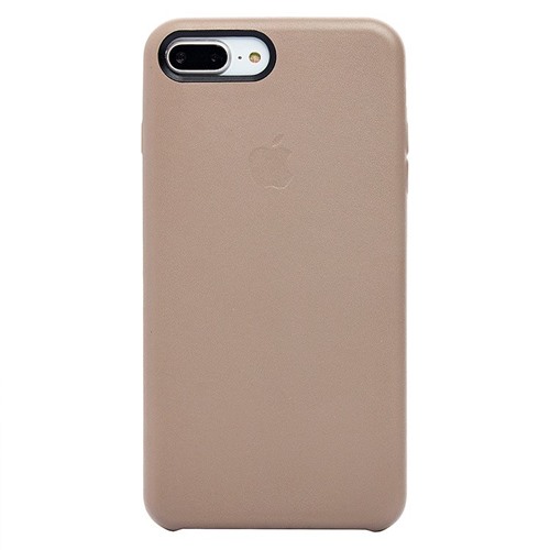 Чехол-накладка [ORG] Leather case для "Apple iPhone 7 Plus/8 Plus" (gray) Цвет серый