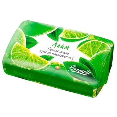 Мыло туалетное твердое ЛАЙМ 90г
