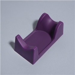 Подставка для ручки маникюрного аппарата, 9.3×4.9×3.6 см, фиолетовая
