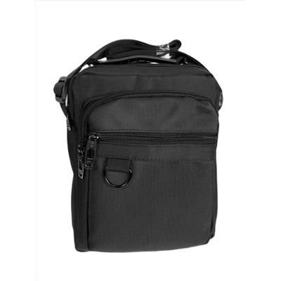 Сумка мужская  текстильная, цвет  черный
