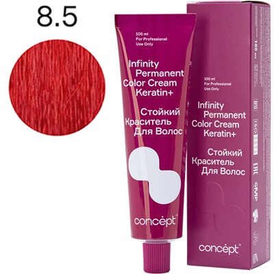 CONCEPT Infinity Стойкий краситель для волос 8.5 Блондин красный 100 мл