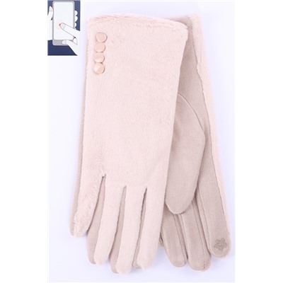 Перчатки жен. LuMeiJia MB-03 мех/сенсор