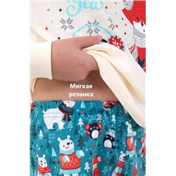 Детская новогодняя пижама Happyfox