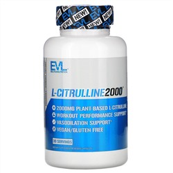 EVLution Nutrition, L-Citrulline2000, 2,000  mg, 90 Veggie Capsules