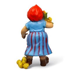 Садовая фигура из полистоуна «Дачница в платье», 55×25×30 см