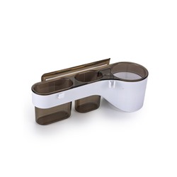 УЦЕНКА Органайзер навесной 3секц с кл осн NEO 28.7×10.5×8.5 см сер/бел к/кор накл QF