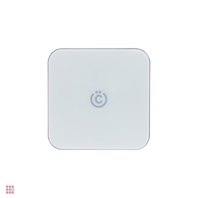 Беспроводное зарядное устройство Qi, 15W, быстрая зарядка, стеклян.паналь, серый