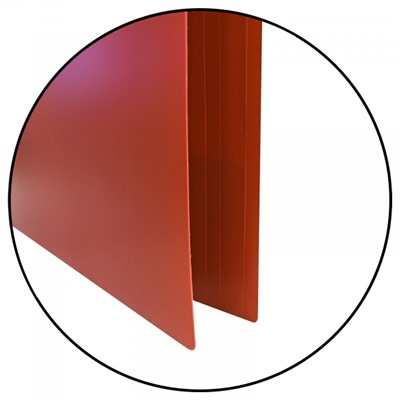 Папка на резинке А4 NP6750R красная 500мкм inФОРМАТ