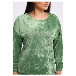 Костюм с брюками велюровый 635П НАТАЛИ, 1225349