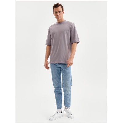 Футболка мужская MINAKU: Basic line MAN серая, размер 56