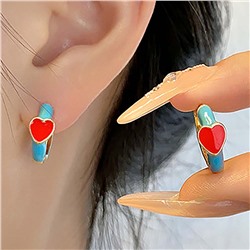 Акц -12% Серьги с замком кольцо арт. 13 2869 (id 272991)