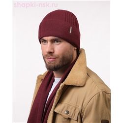 04623 F 1А Тэйм Комплект мужской флис (шапка+шарф) (57-59)