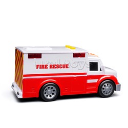 Машина "Реанимация" 1:32 (свет. Звук) в коробке