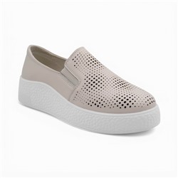 Женские летние туфли А5326 бежевые