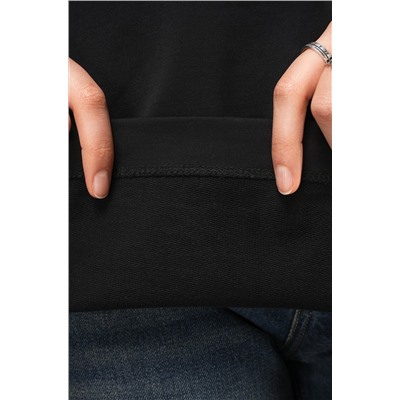 Женская футболка оверсайз из футера двухнитки Happyfox