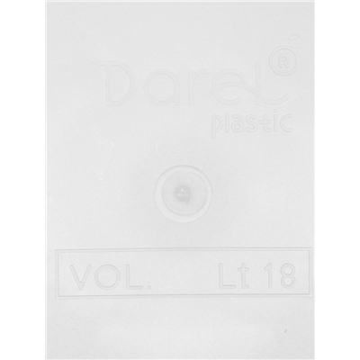 Ящик для хранения Darel-box, 18 л, 40×30×21 см, с крышкой, МИКС
