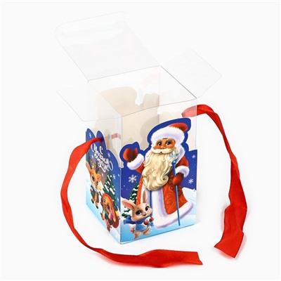 Коробка подарочная новогодняя складная «Детская», 7×12×7 см