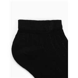 Носки мужские укороченные R&S, 3 пары, размер 40-44, чёрные