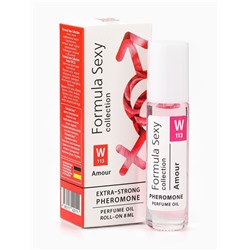 Парфюмерное масло женское с феромонами Formula Sexy Collection Amour W113, 8 мл (по мотивам Amor Amor (Cacharel)