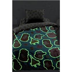 КПБ 1.5 поплин "Гравити Фолз" Neon (70х70) рис. 16517-1/16043-1 Вселенная Гравити Фолз
