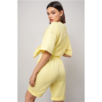 Женский костюм с шортами из футера двухнитки Happyfox