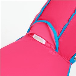 Комбинезон для собак, демисезонный с сумкой, размер 2XL (ДС 41, Ог 53, ОШ 36 см), розовый