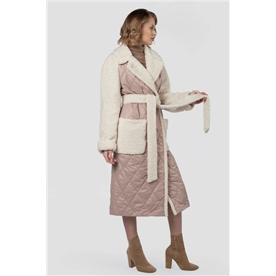 01-12124 Пальто женское демисезонное (пояс)