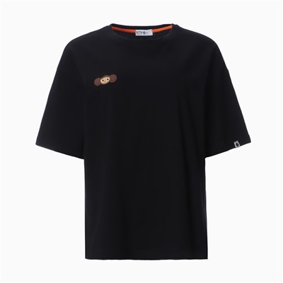 Футболка KAFTAN «Чебурашка», размер 48-50, чёрная