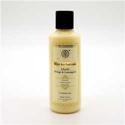 Khadi Natural Кондиционер для волос "Апельсин + Лемонграсс" 210мл